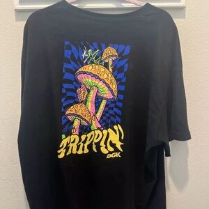 DGK "Trippin" Cotton Black T-Shirt 2XL